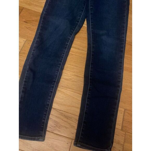 Paige Peg Super Skinny low rise Jeans Size 25 Womens Dark Wash Denim - Picture 2 of 9